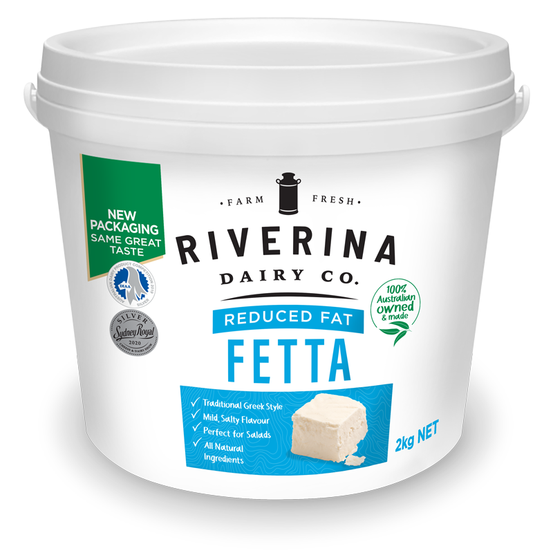 The Riverina Dairy Light Fetta Cheese