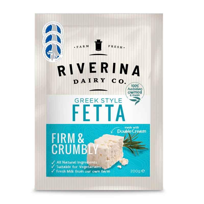 The Riverina Dairy Greek Style Double Cream Fetta Cheese