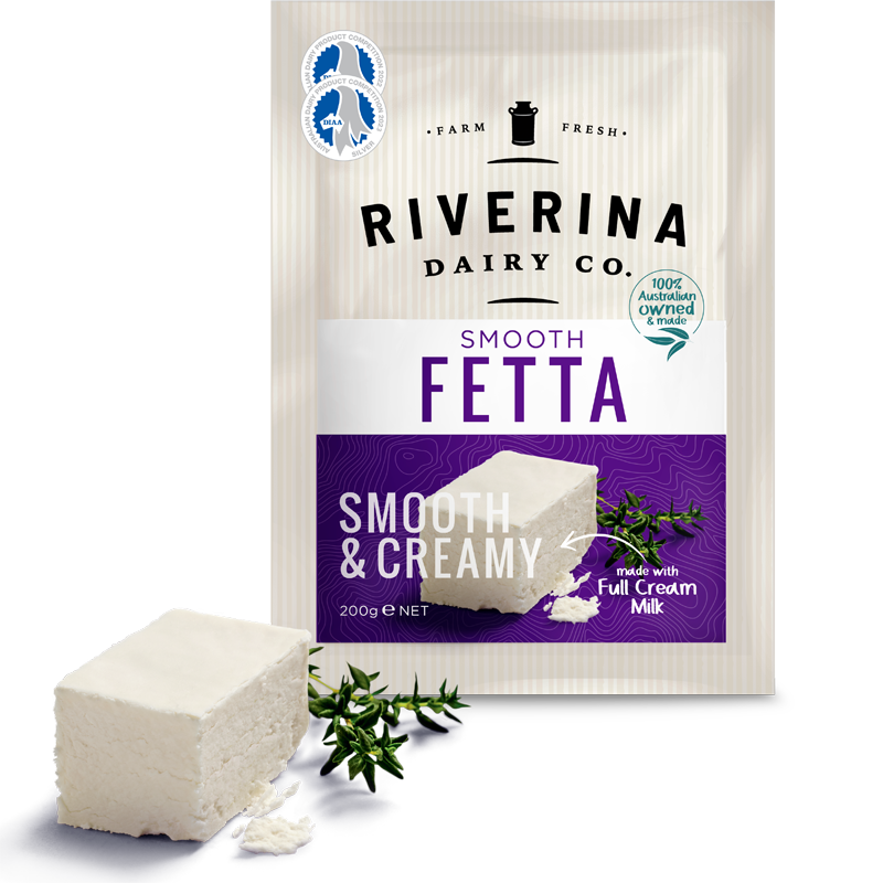 The Riverina Dairy Smooth Fetta - Full Cream Milk