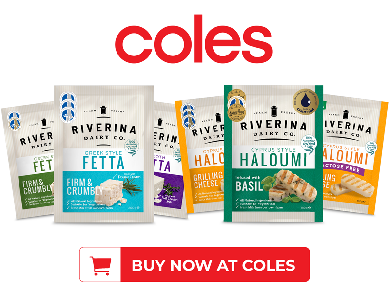 Coles Haloumi Lactose Free Basil Fetta Greek Fetta Smooth Fetta