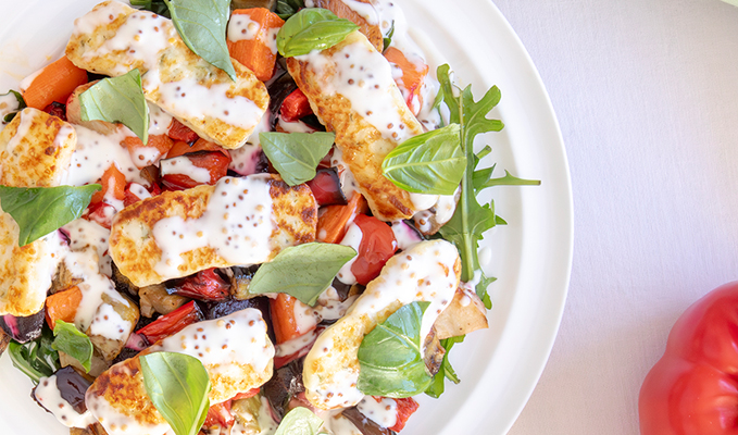 Haloumi & Roast Vegetable Medley