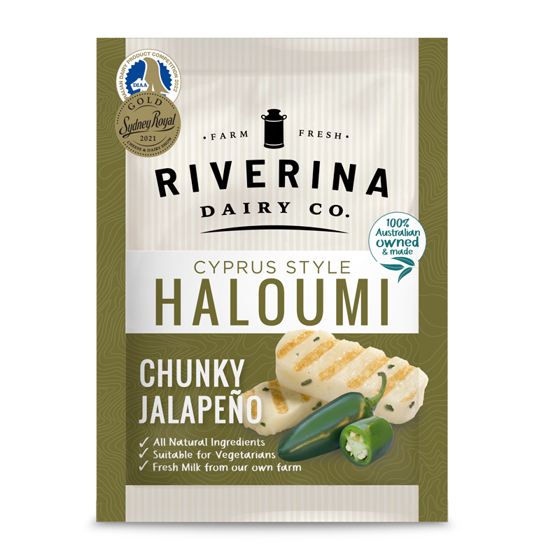 The Riverina Dairy Jalapeño Haloumi Cheese