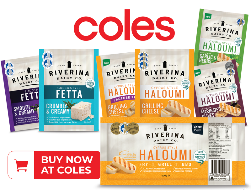 Coles Haloumi Lactose Free Basil Fetta Greek Fetta Smooth Fetta