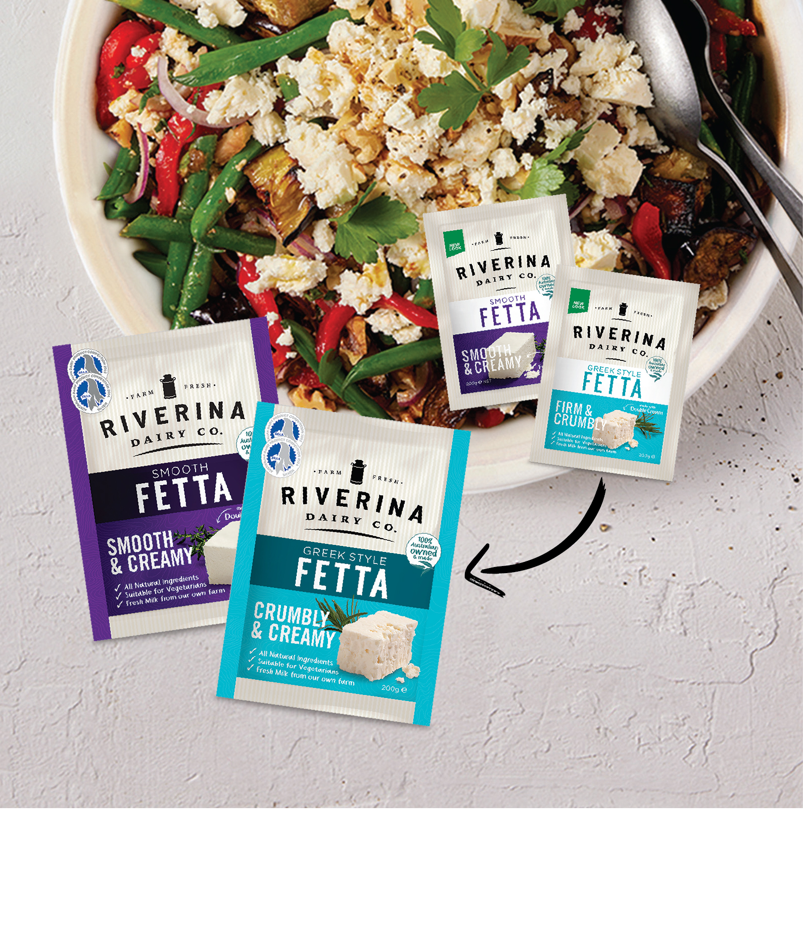 New Packaging Fetta Packs