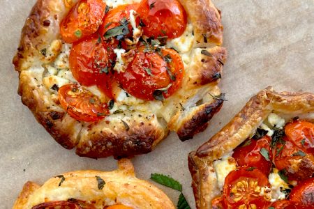 Riverina Dairy Tomato & Fetta Mini Galettes With Puff Pastry