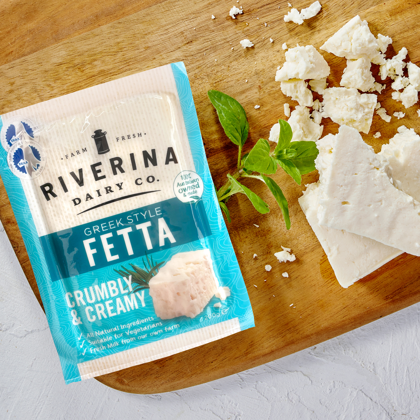 The Riverina Dairy Greek style Fetta Cheese