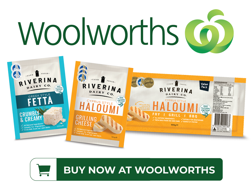 Riverina Dairy At Woolworths - Haloumi And Greek Style Fetta